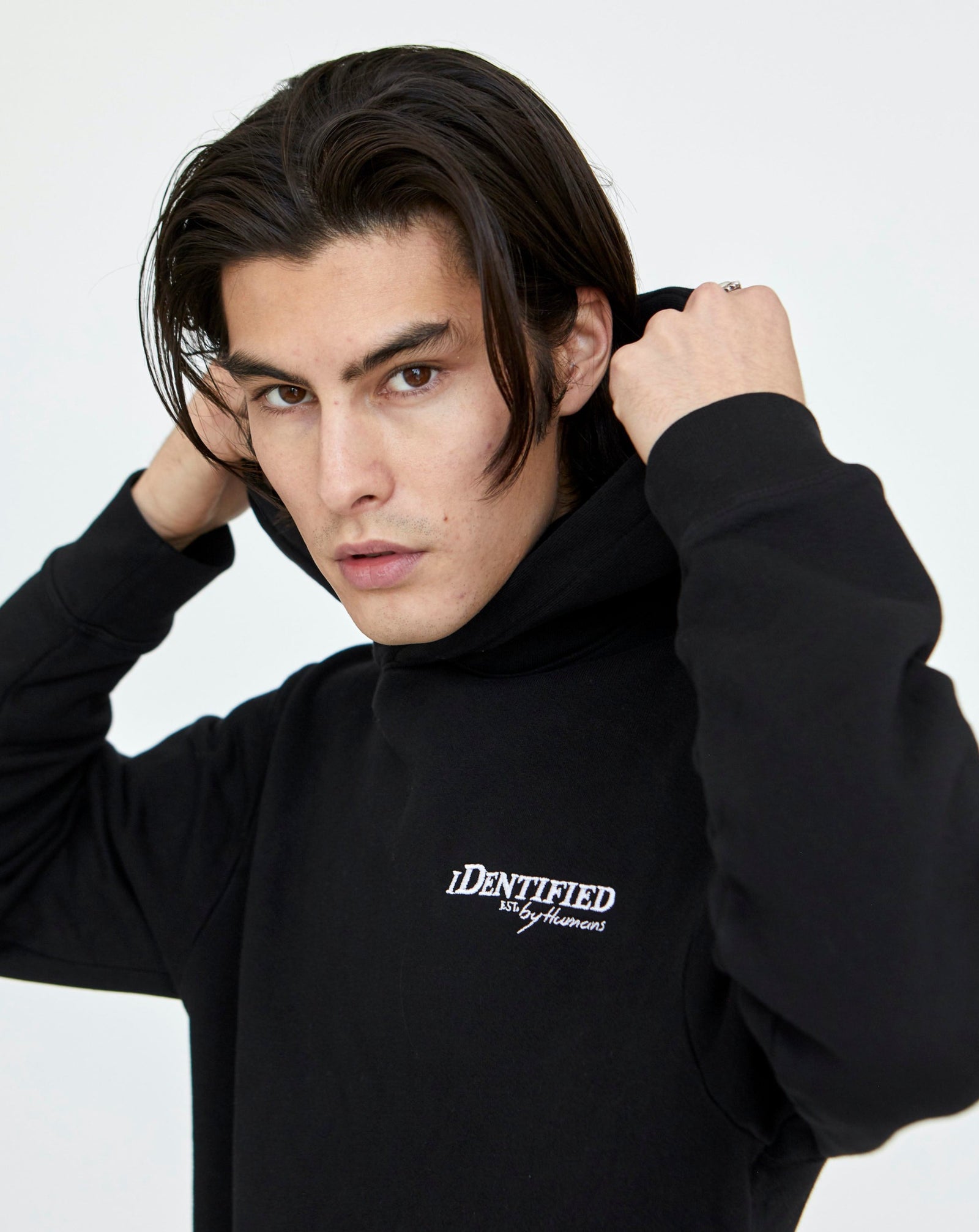 Signature Hoodie Black – Identified Clo